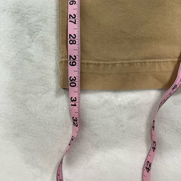 Loft Khaki Wide Leg Pants with Pockets Size Medium - Picture 5 of 8